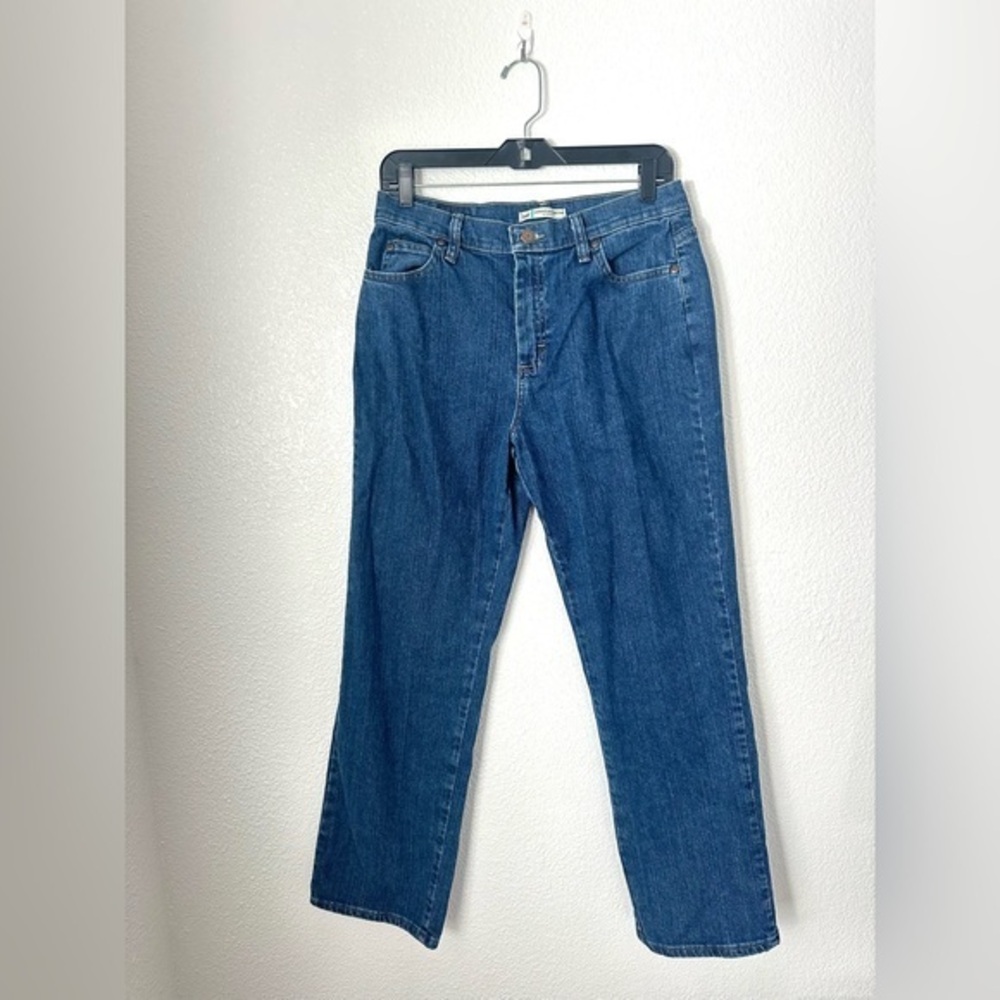 Riders by Lee Jeans Women’s 10 Blue Straight Leg Relaxed Fit High Rise Pants